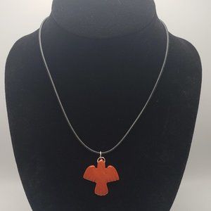 American West Red Thunderbird Necklace